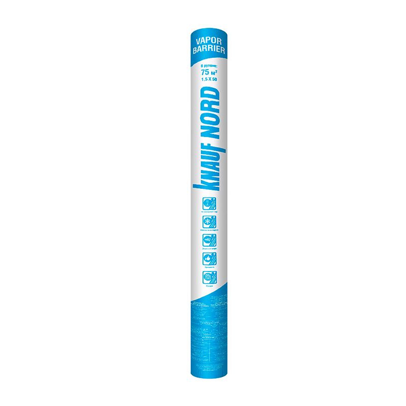 Пленка Vapor Barrier 75м2 пароизоляционная KnaufНорд