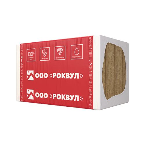 Утеплитель Rockwool Кавити Баттс базальтовая плита 1000х600х50мм